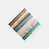 Shabby chic gemengde patronen servet (Hoek)