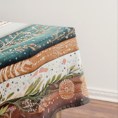 Shabby chic gemengde patronen tafelkleed (Voorbeeld)