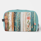 Shabby chic gemengde patronen toilettasje (Voorkant)