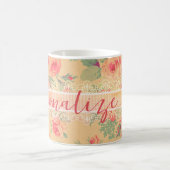 Shabby Chic gepersonaliseerd Koffiemok (Center)