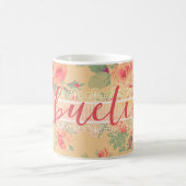  Shabby Chic gepersonaliseerde Abuelita Spaans Koffiemok (Center)