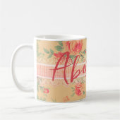  Shabby Chic gepersonaliseerde Abuelita Spaans Koffiemok (Links)