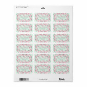 Shabby-chic gepersonaliseerde adresetiketten etiket (Full Sheet)