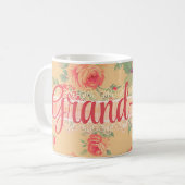 Shabby Chic Gepersonaliseerde Grand-Mère Mok (Voorkant links)