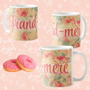  Shabby Chic Gepersonaliseerde Grand-Mère Mok
