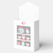 Shabby-Chic Girl Baby shower Tea Party Bedankdoosjes (Geopend)