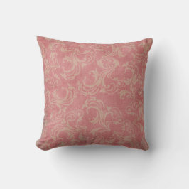  Shabby Chic Girly Pink Damask Kussen