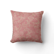  Shabby Chic Girly Pink Damask