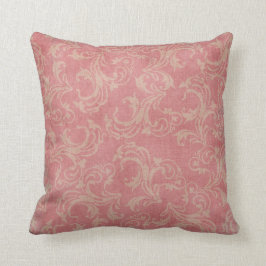  Shabby Chic Girly Pink Damask Kussen