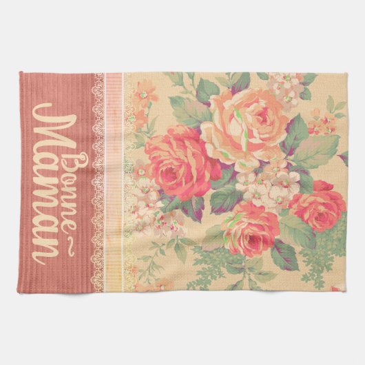 Shabby Chic Grootmoeder Bonne-Maman Theedoek (Horizontaal)