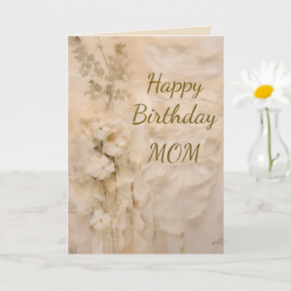 Shabby Chic Happy Birthday Lace Forget Me Not Kaart