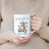 Shabby Chic Het morsen van de Thee Sinds Cup Mok G