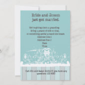 Shabby Chic Housewarming Invitation Kaart (Achterkant)