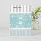 Shabby Chic Housewarming Invitation Kaart (Staand voorkant)