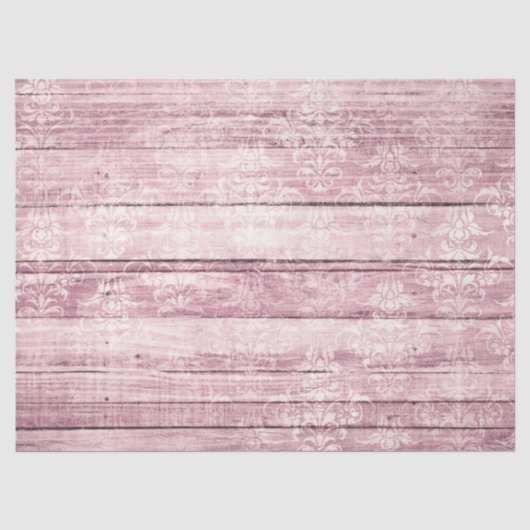 Shabby Chic Hout Serie Design 13 Tissuepapier (Voorkant)