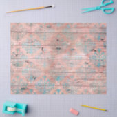 Shabby Chic Hout Serie Design 14 Tissuepapier (Craft)