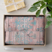 Shabby Chic Hout Serie Design 14 Tissuepapier (Geschenk)