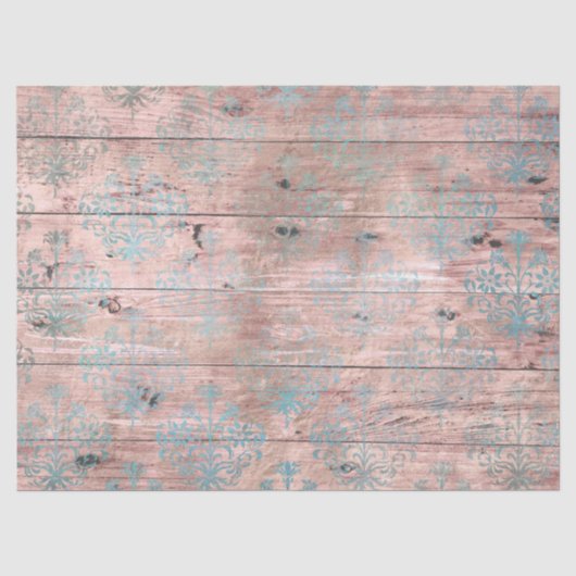 Shabby Chic Hout Serie Design 14 Tissuepapier (Voorkant)
