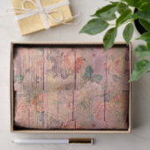 Shabby Chic Hout Serie Design 16 Tissuepapier (Geschenk)