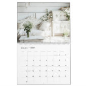 Shabby Chic  huisje Kalender (Jan 2027)