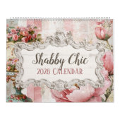 Shabby Chic  huisje Kalender (Hoes)