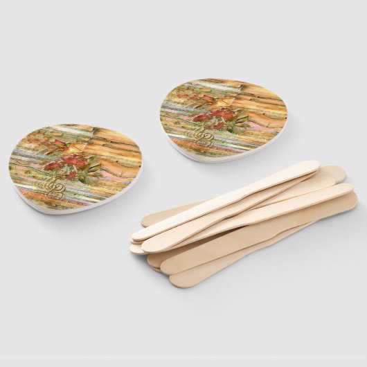 Shabby Chic Hummingbird Flight Handwaaier (Niet-gemonteerd)