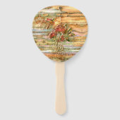 Shabby Chic Hummingbird Flight Handwaaier (Achterkant)
