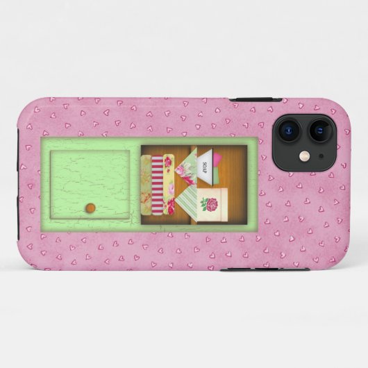 Shabby Chic Hutch Case-Mate iPhone Case (Achterkant (horizontaal))