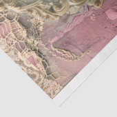 Shabby Chic, ingelijst papaver, gemengde medialage Tissuepapier (Detail)