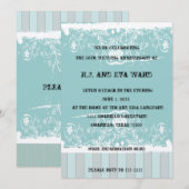 Shabby Chic Invitation Kaart (Voorkant / Achterkant)