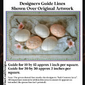 Shabby Chic, Ivoren Perzik Paaseieren CL8 Decoupag Tissuepapier