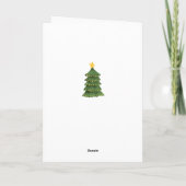 Shabby Chic-Kaart voor kerstfoto's Feestdagen Kaart (Achterkant)