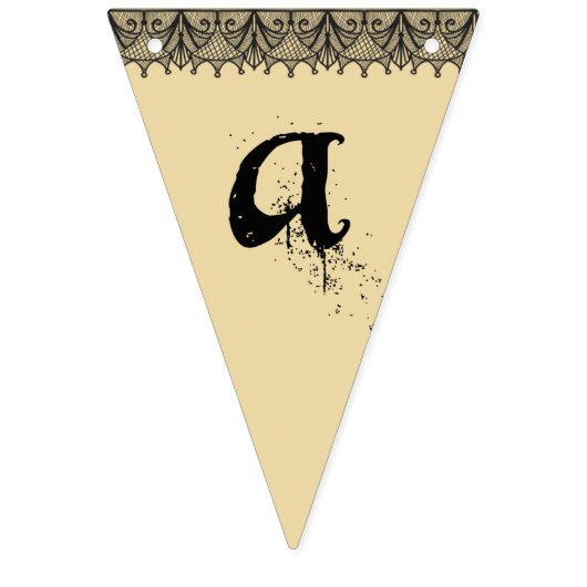 Shabby Chic  Kijk Halloween Bunting Banner (Derde vlag)
