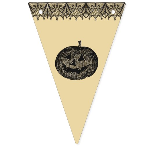 Shabby Chic  Kijk Halloween Bunting Banner (Zevende vlag)