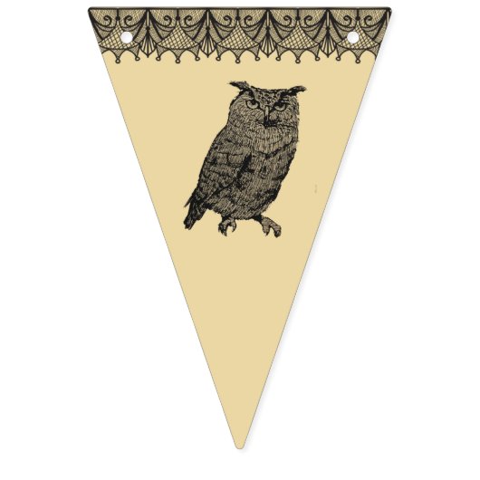 Shabby Chic  Kijk Halloween Bunting Banner (Eerste vlag)