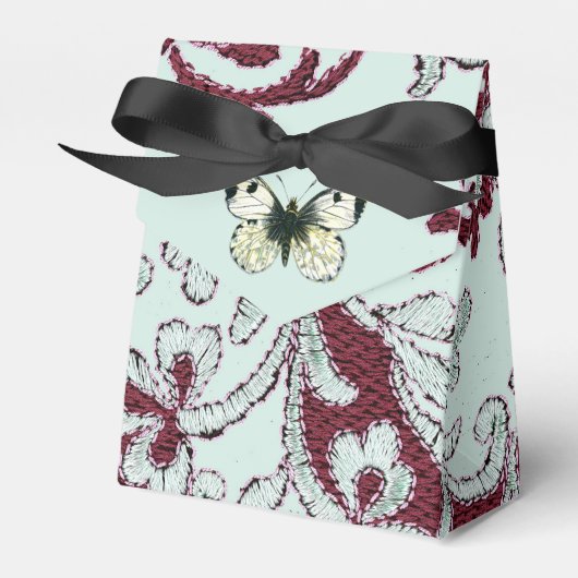 Shabby-Chic Lace en Butterfly Bedankdoosjes (Voorkant Zijde)