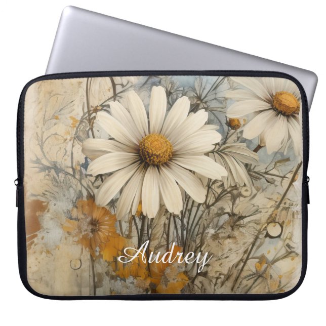  Shabby Chic Laptop Sleeve (Voorkant)