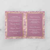 Shabby Chic Lavender Gold Floral Muslim Wedding (Binnen)
