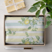 Shabby Chic Lemon Floral Series Design #11 Tissuepapier (Geschenk)