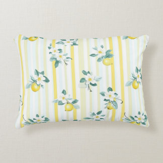 Shabby Chic Lemon Floral Series Design #12 Accent Kussen