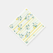 Shabby Chic Lemon Floral Series Design #12 Servet (Hoek)