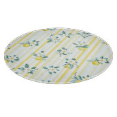 Shabby Chic Lemon Floral Series Design #12 Snijplank (Hoek)