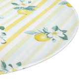 Shabby Chic Lemon Floral Series Design #12 Snijplank (Hoek)