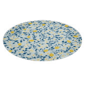 Shabby Chic Lemon Floral Series Design #3 Snijplank (Hoek)