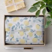 Shabby Chic Lemon Floral Series Design #4 Tissuepapier (Geschenk)