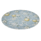 Shabby Chic Lemon Floral Series Design #8 Snijplank (Hoek)