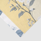 Shabby Chic Lemon Floral Series Design #9 Tissuepapier (Detail)