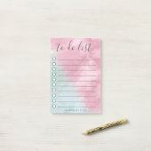 Shabby Chic | Lijst met taken Post-It Notes (Op bureau)