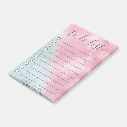 Shabby Chic | Lijst met taken Post-It Notes (Schuin)