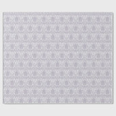 Shabby Chic Lila Damask Cadeaupapier (Vlak)